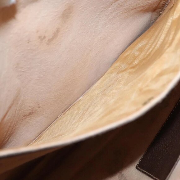 GUCCI GG Supreme Tote Bag PVC Beige Gold Auth am8712 - Picture 9 of 16